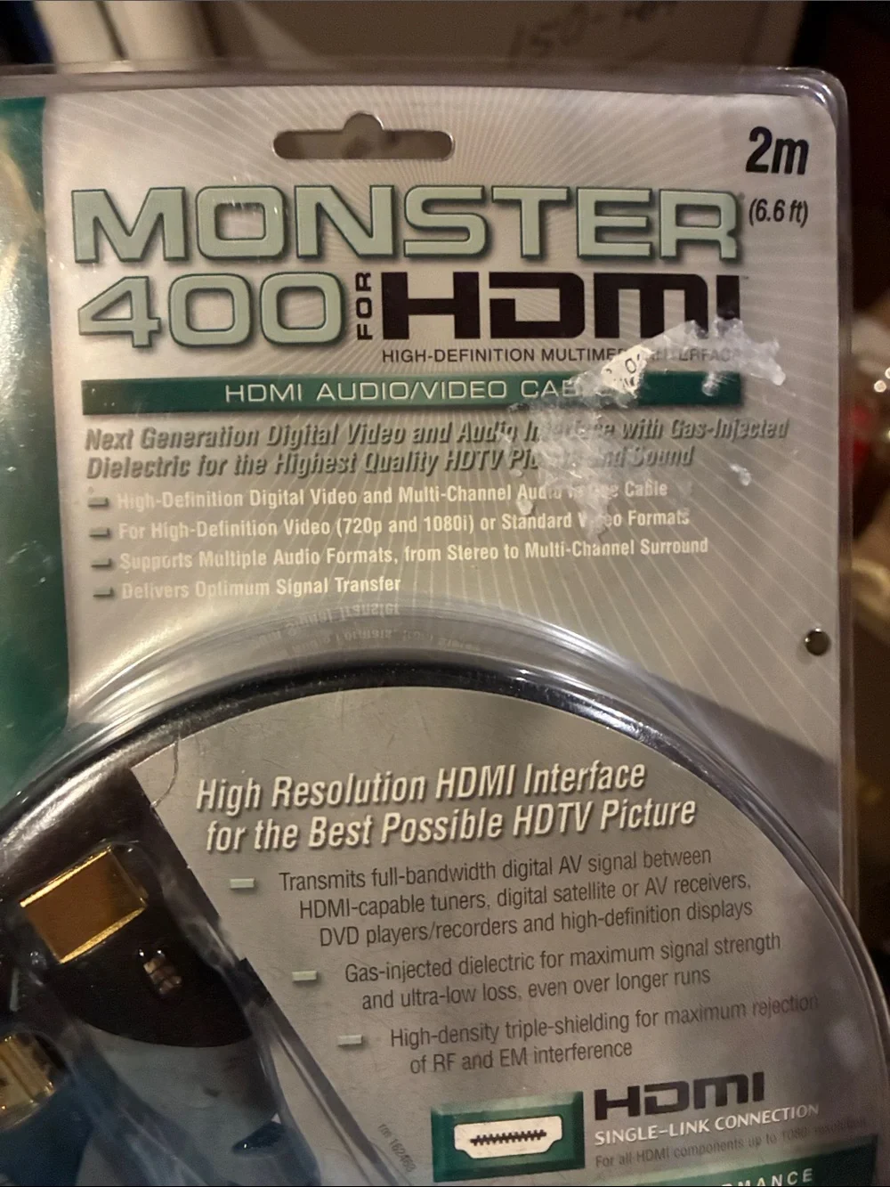 400 HDMI Cable 2m - Black